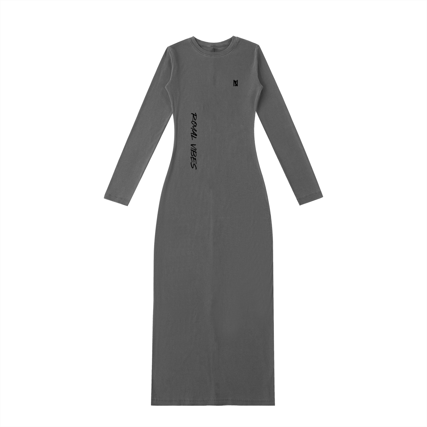Dyed Washed Slit Maxi Dress