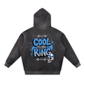 Sun Fade Contrast Tape Fleece Hoodie